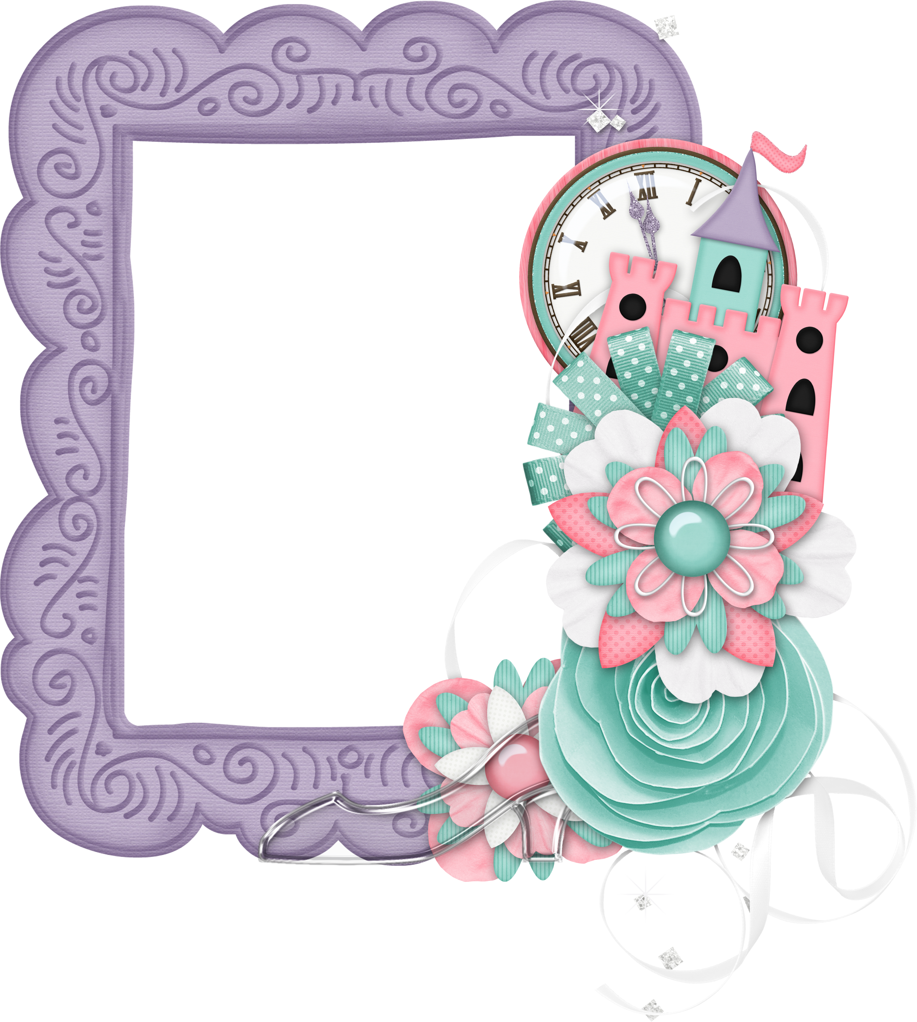 Pattern Frame Flower Free PNG HQ Transparent PNG Image