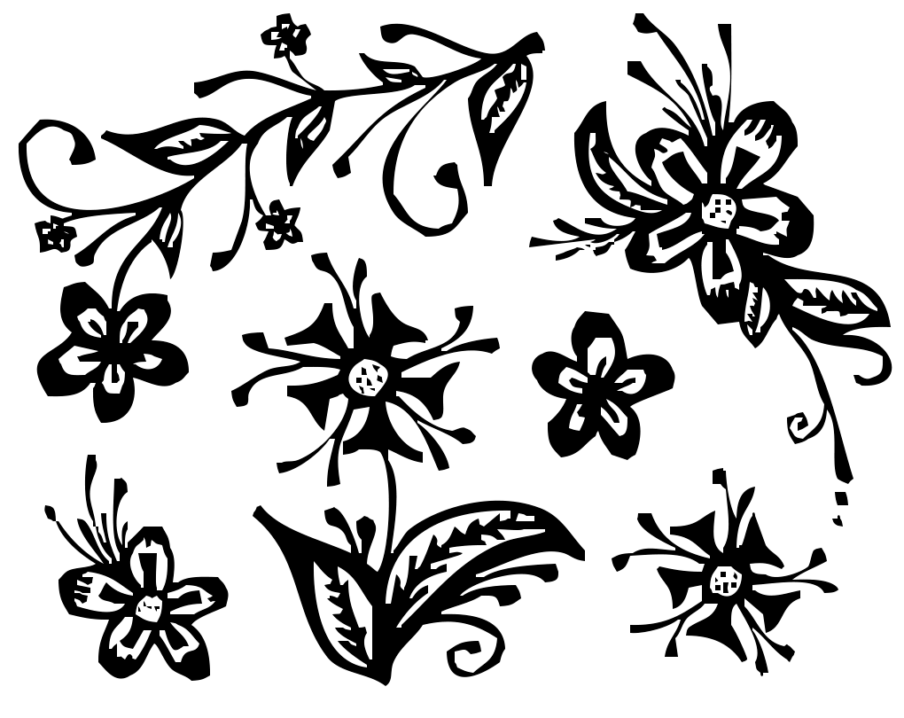 Flower Drawing Illustration PNG Image High Quality Transparent PNG Image