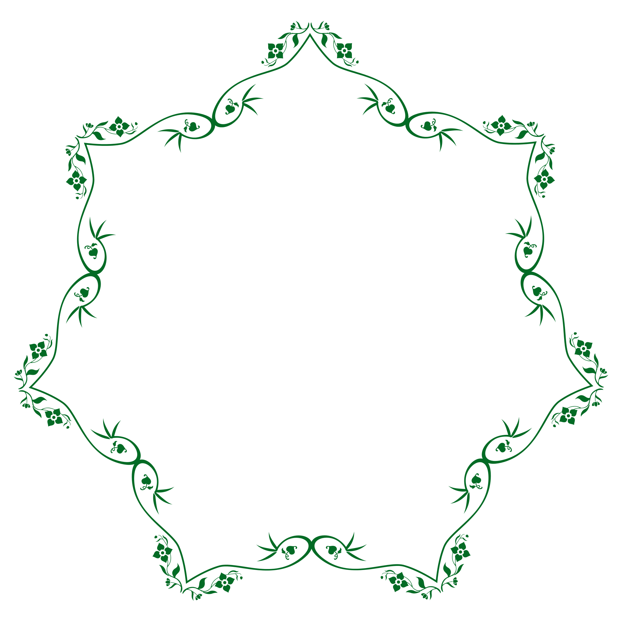 Border Flower Ornament PNG Image High Quality Transparent PNG Image