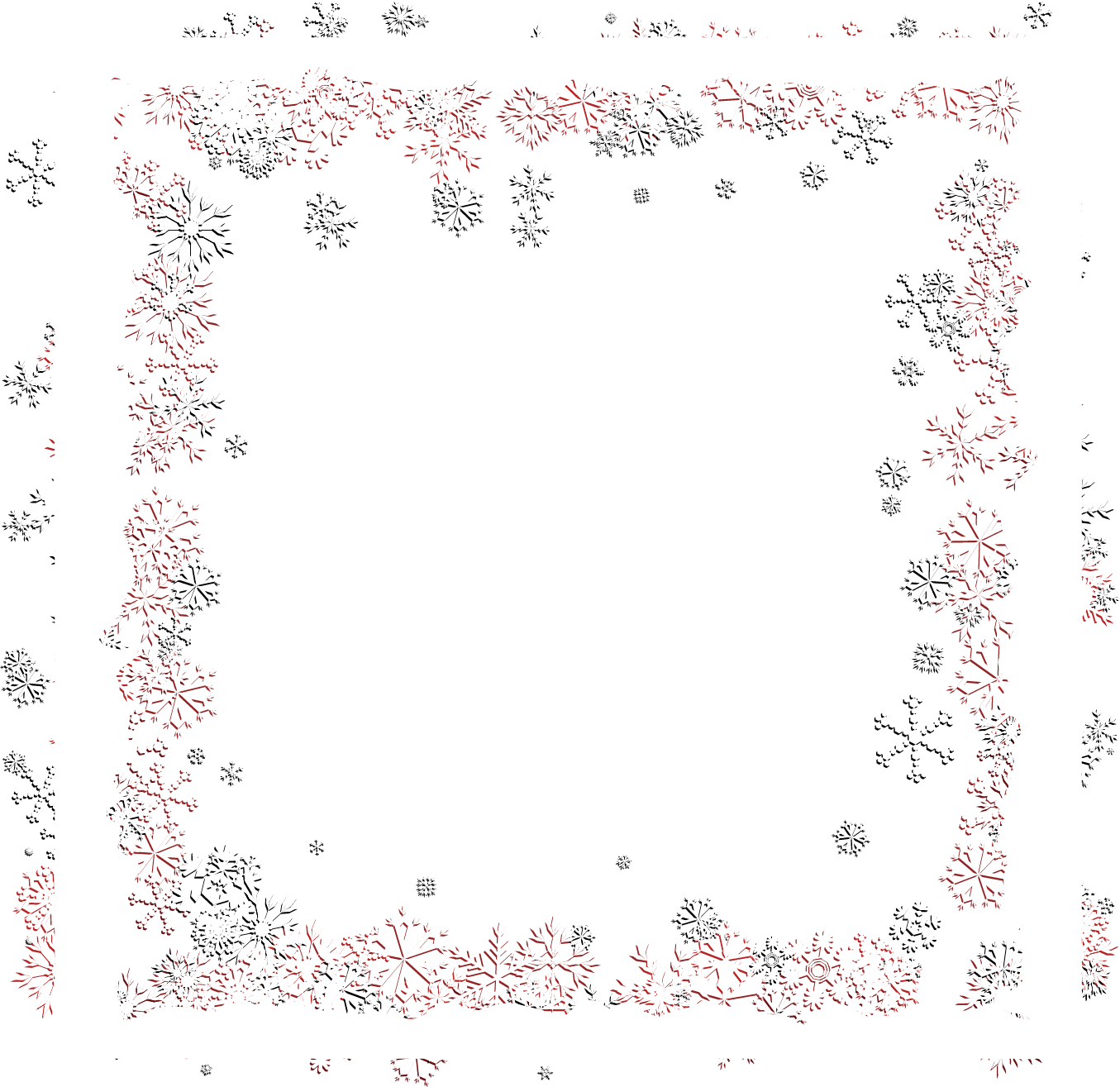 Vector Frame Flower Snowflake Download Free Image Transparent PNG Image