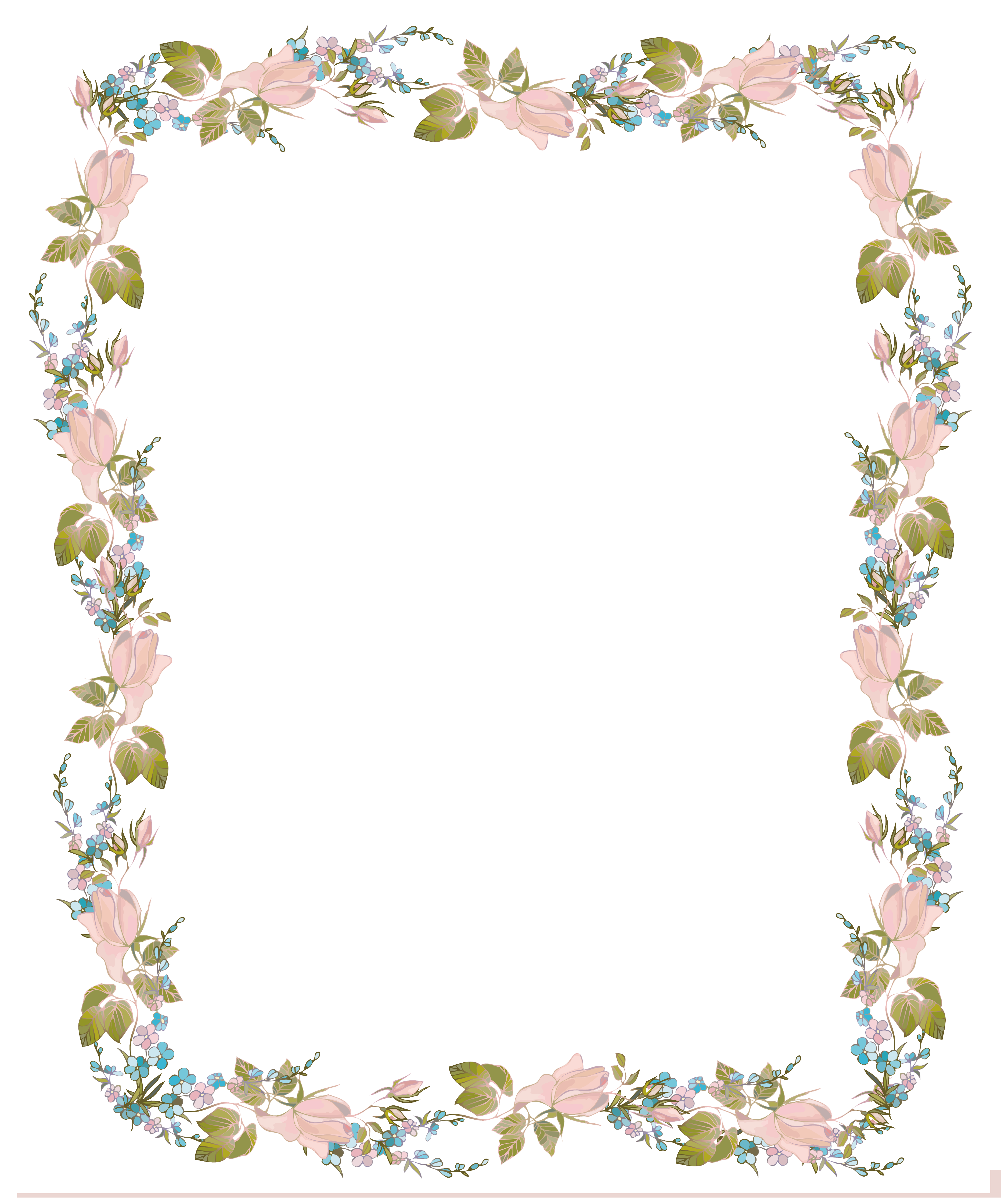 Design Flowers Invitation Border Wedding Free Transparent Image HD Transparent PNG Image