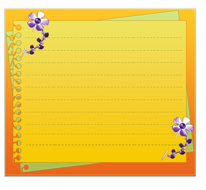 Flower Portable Yellow Paper Graphics Border Network Transparent PNG Image