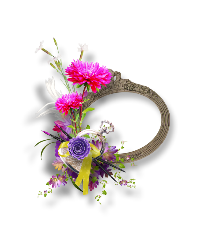 Decorative Picture Flower Frame Design Floral Transparent PNG Image