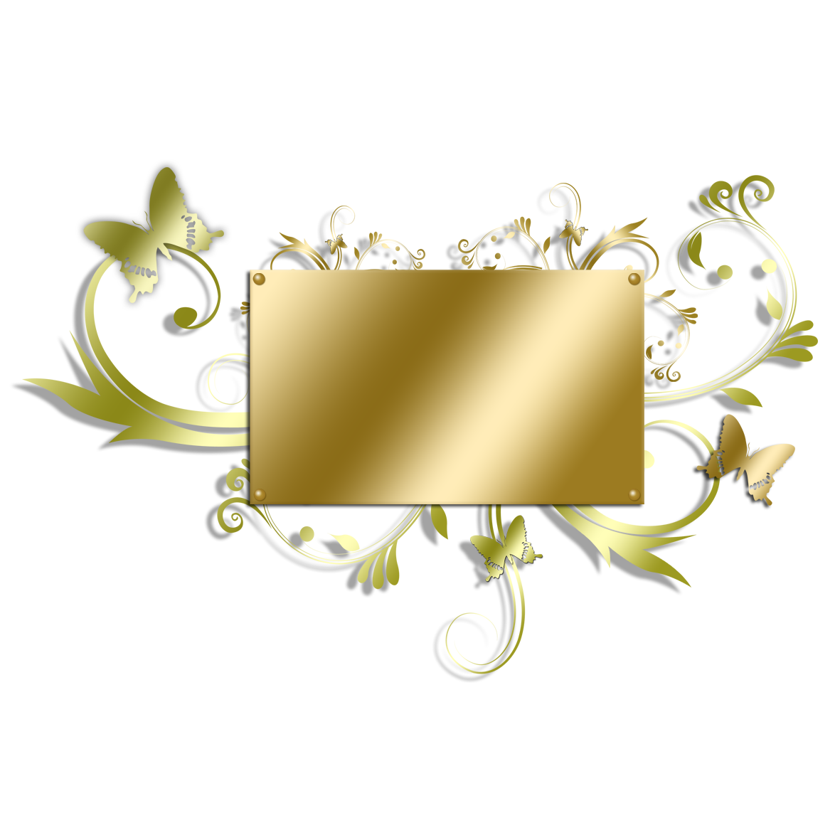 Picture Frame Flower Gold Golden Free Download PNG HD Transparent PNG Image