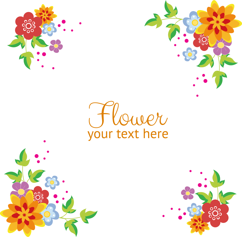 Flowers Vector Border Free Clipart HD Transparent PNG Image