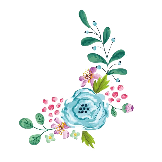 Watercolor Flower Art Free PNG HQ Transparent PNG Image