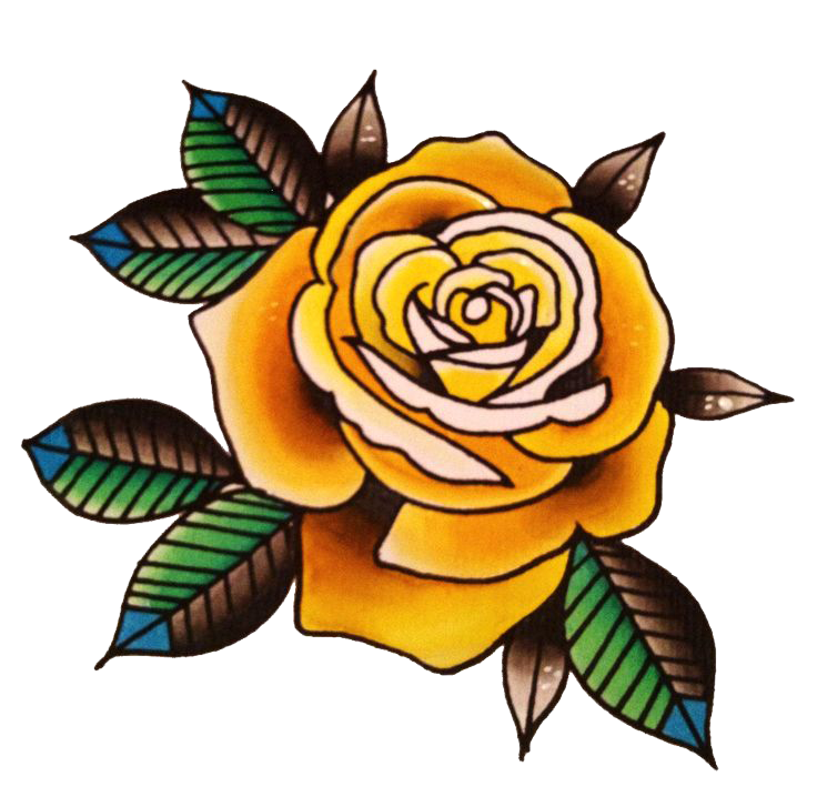 Flower Tattoo Picture Transparent PNG Image