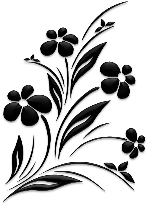 Vector Flowers Silhouette Free Download Image Transparent PNG Image