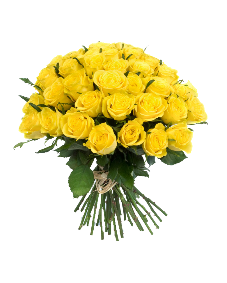 Yellow Flowers Bouquet Transparent Transparent PNG Image