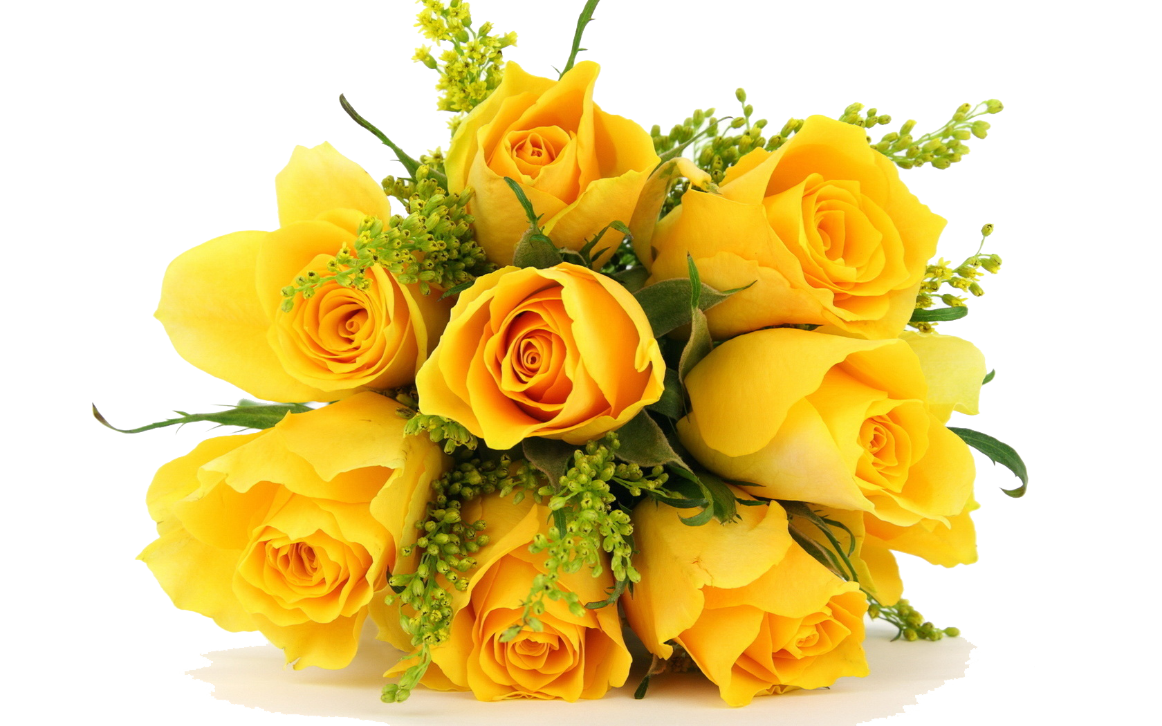 Yellow Flowers Bouquet Photos Transparent PNG Image