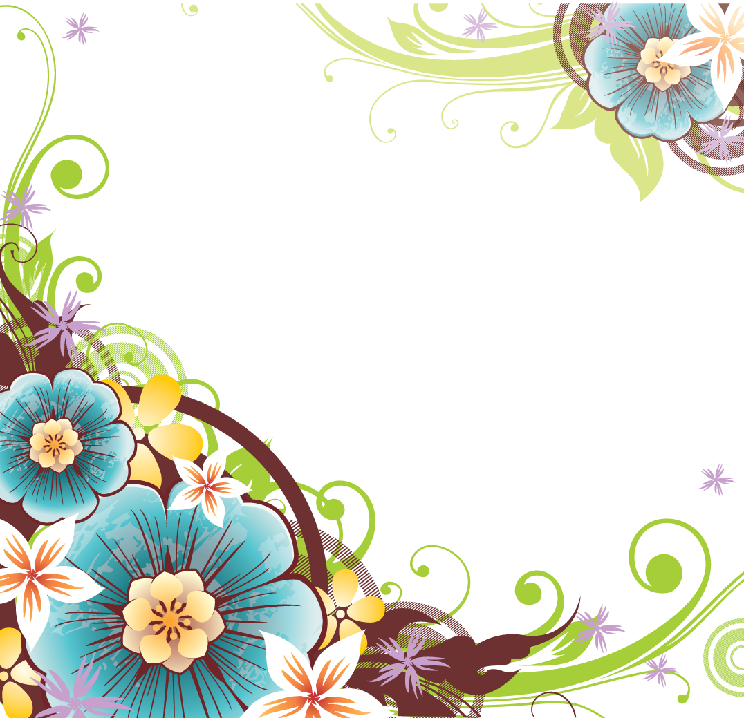 Flowers Borders Png File Transparent PNG Image