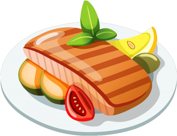 Food Plate Top View Download HQ Transparent PNG Image