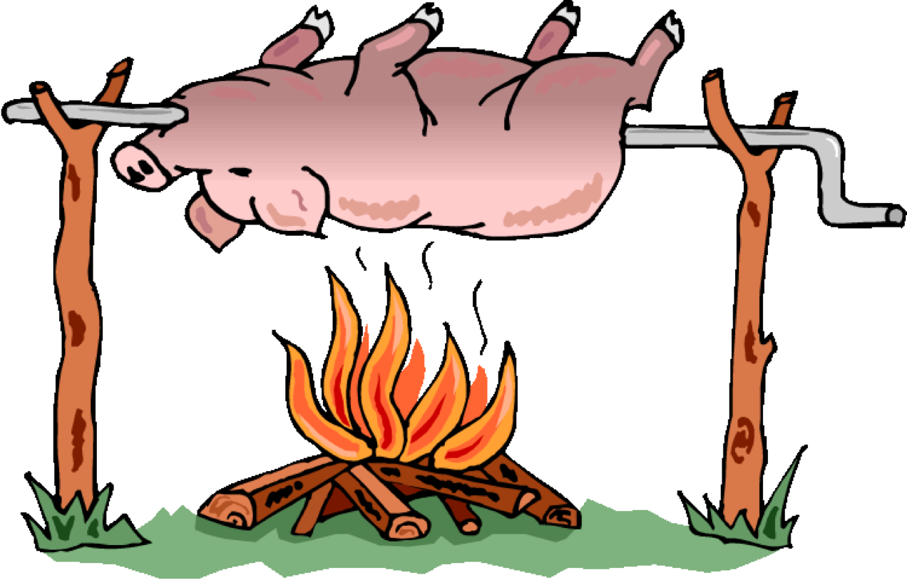 Barbecue Flower Organism Roast Pig Free Download PNG HQ Transparent PNG Image