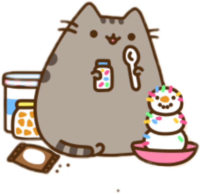 Food Pusheen Sock Cat Mug In Line Transparent PNG Image