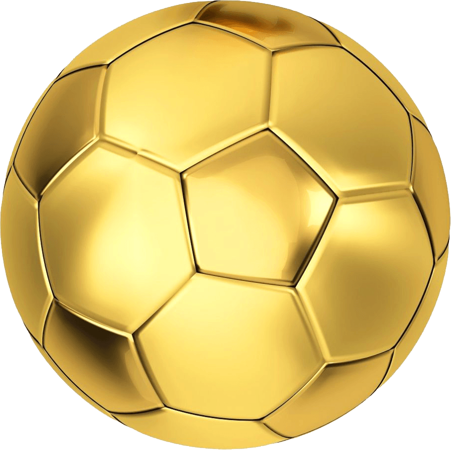 Golden Football Free PNG HQ Transparent PNG Image