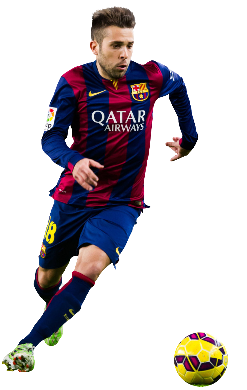 Alba Football Barcelona Player Fc Jordi Soccer Transparent PNG Image