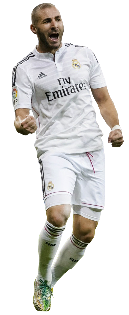 Real Madrid Football Cf Player Karim Benzema Transparent PNG Image