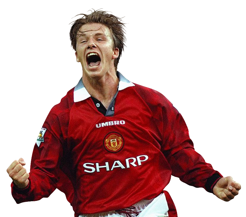 United Beckham Football David Player Fc Manchester Transparent PNG Image