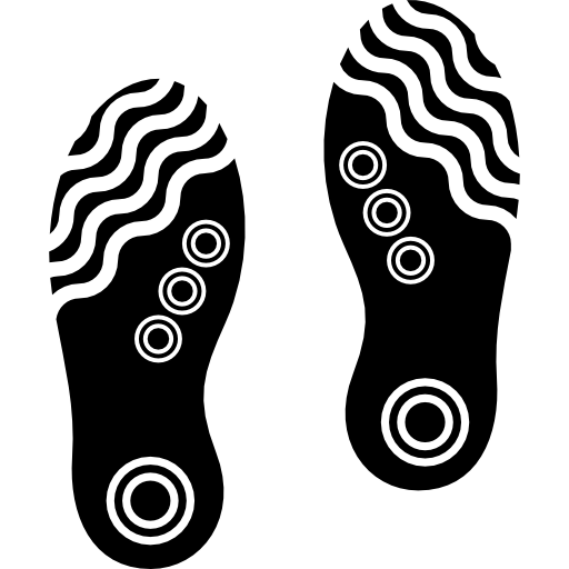 Footprints Silhouette Shoe Download Free Image Transparent PNG Image