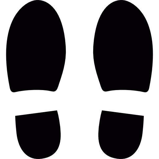 Photos Footprints Silhouette Shoe Free PNG HQ Transparent PNG Image