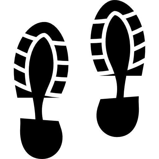 Footprints Silhouette Shoe HD Image Free Transparent PNG Image