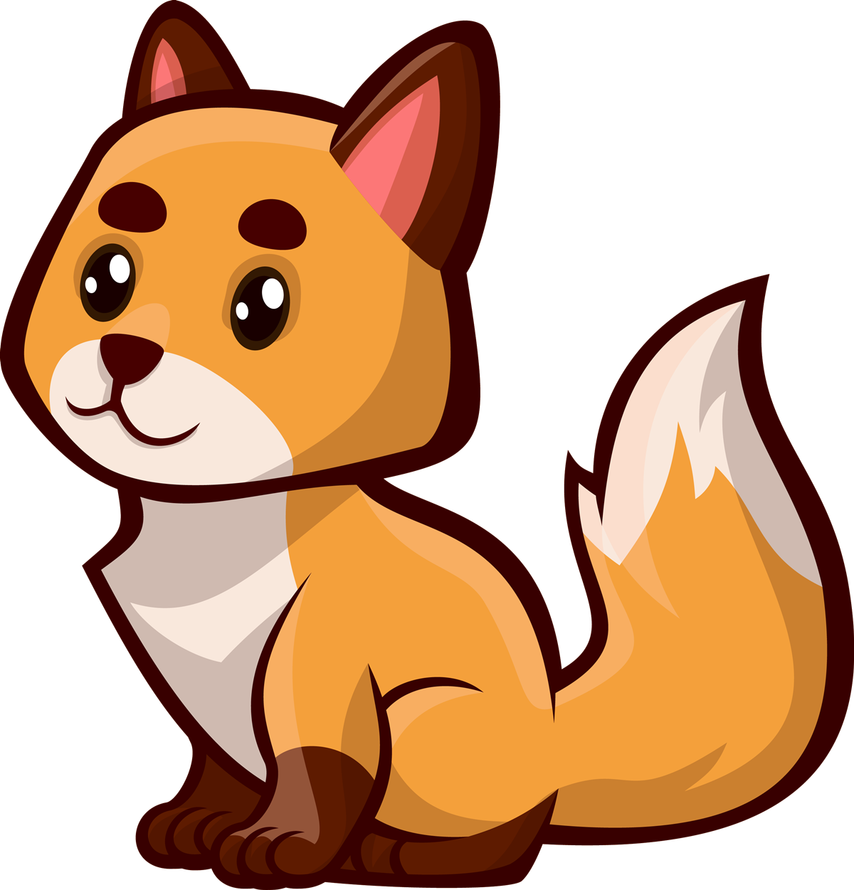 Vector Fox Face HD Image Free Transparent PNG Image