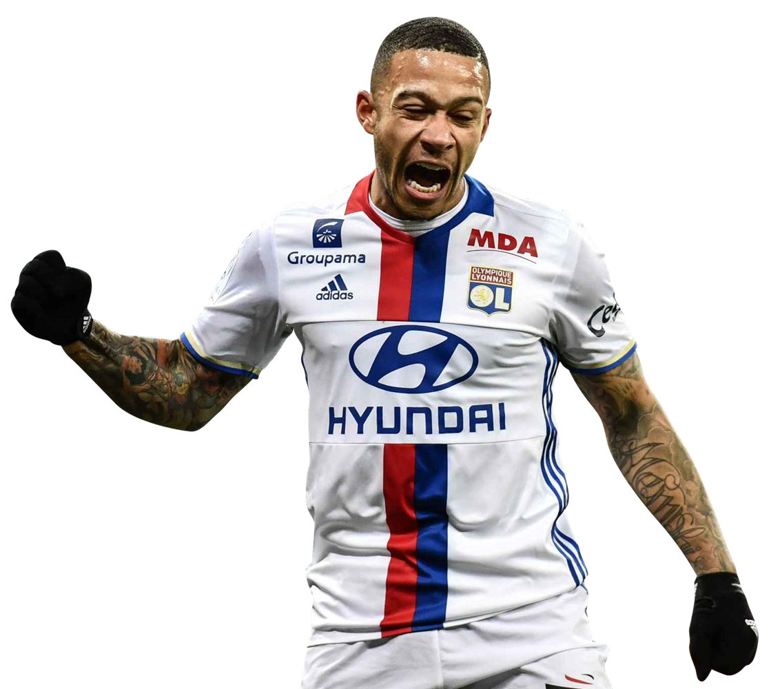 Memphis Sportswear Jersey Lyonnais Olympique Depay 201718 Transparent PNG Image