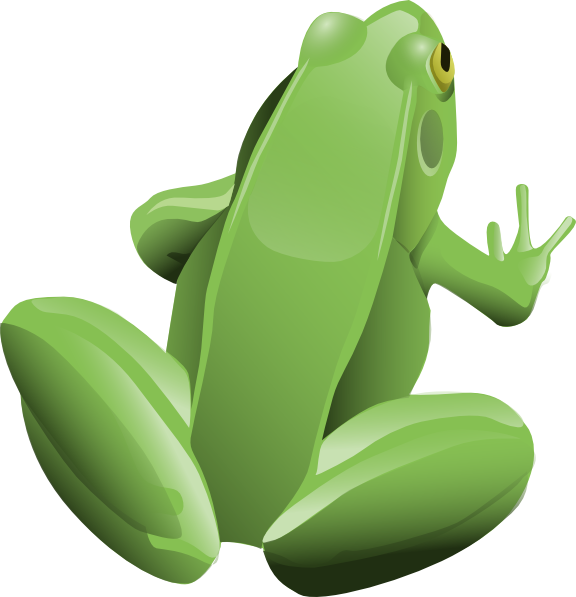 Cartoon Frog Transparent PNG Image