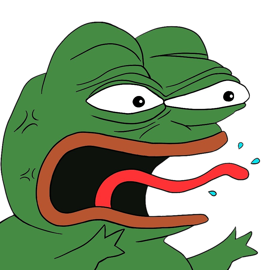 The Pepe Frog Sad Download HQ Transparent PNG Image