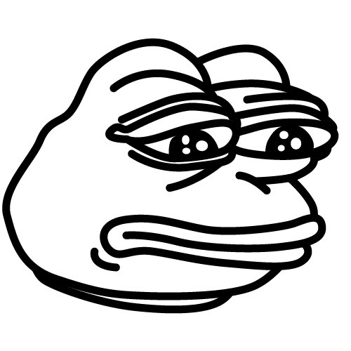 The Pepe Frog Sad Free Transparent Image HQ Transparent PNG Image