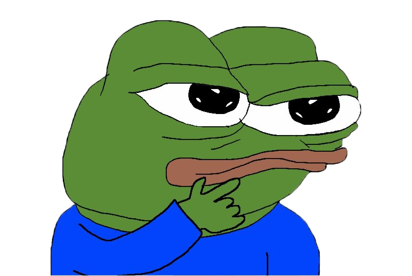 The Pepe Frog Sad PNG Free Photo Transparent PNG Image