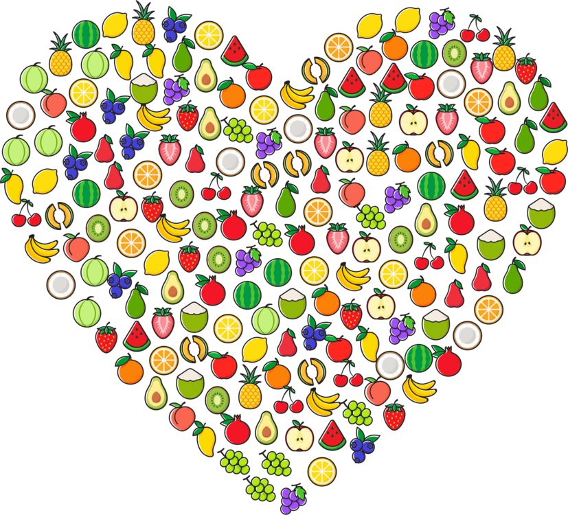 Heart Vector Fruit Free HD Image Transparent PNG Image