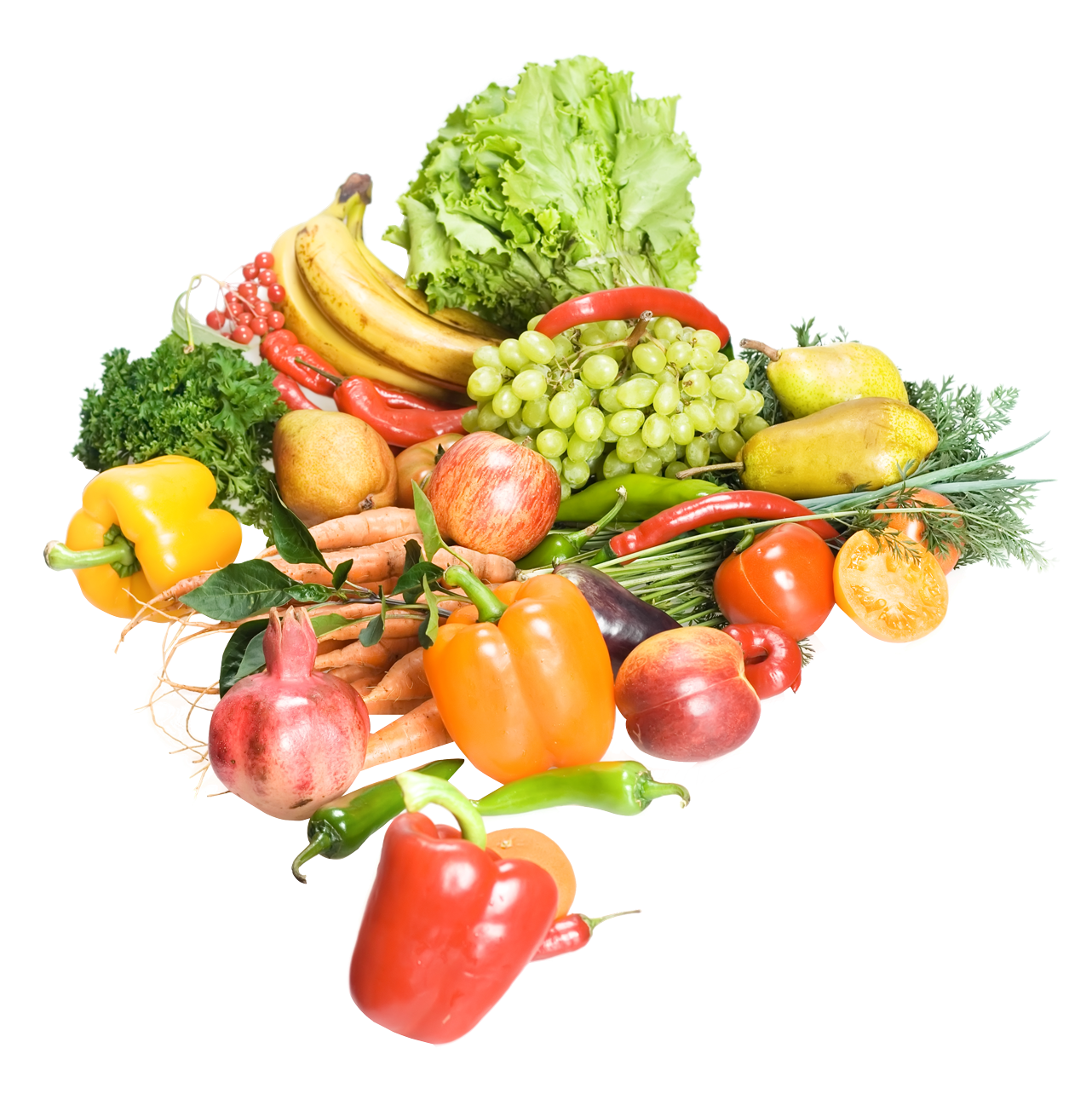 And Vegetables Pic Organic Fruits Transparent PNG Image