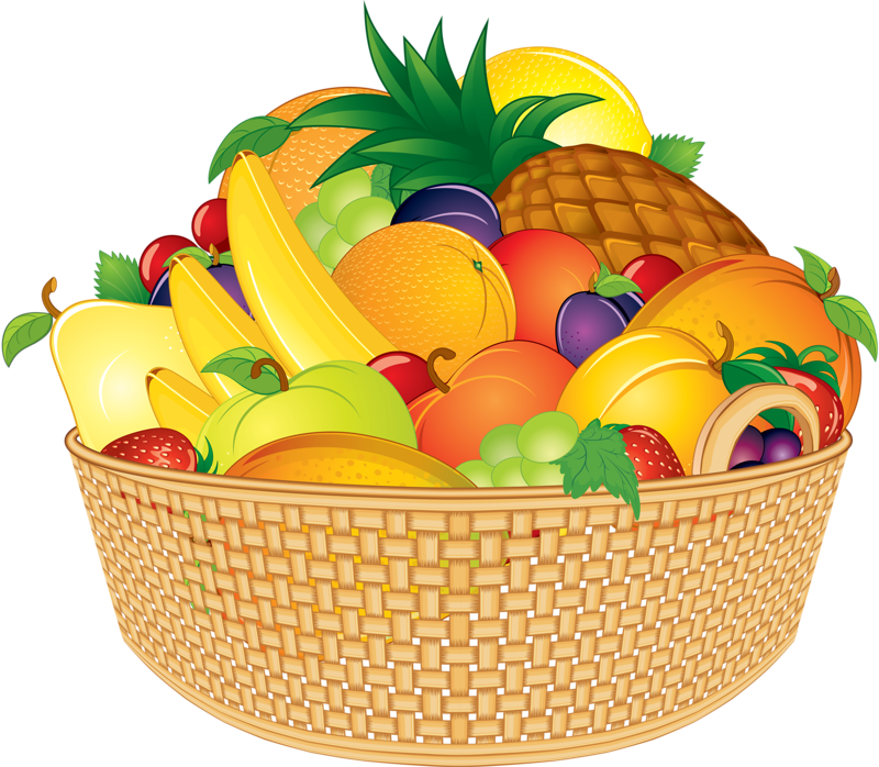 Basket Vector Fruits Download Free Image Transparent PNG Image