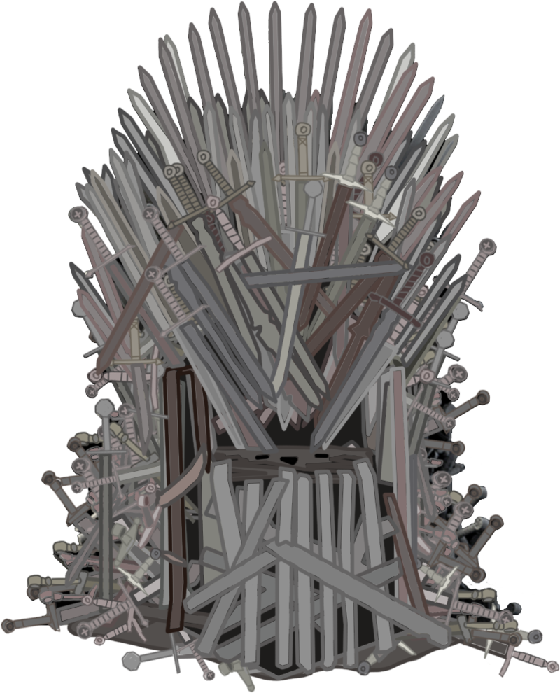 Throne Angle Eddard Metal Stark Iron Drawing Transparent PNG Image