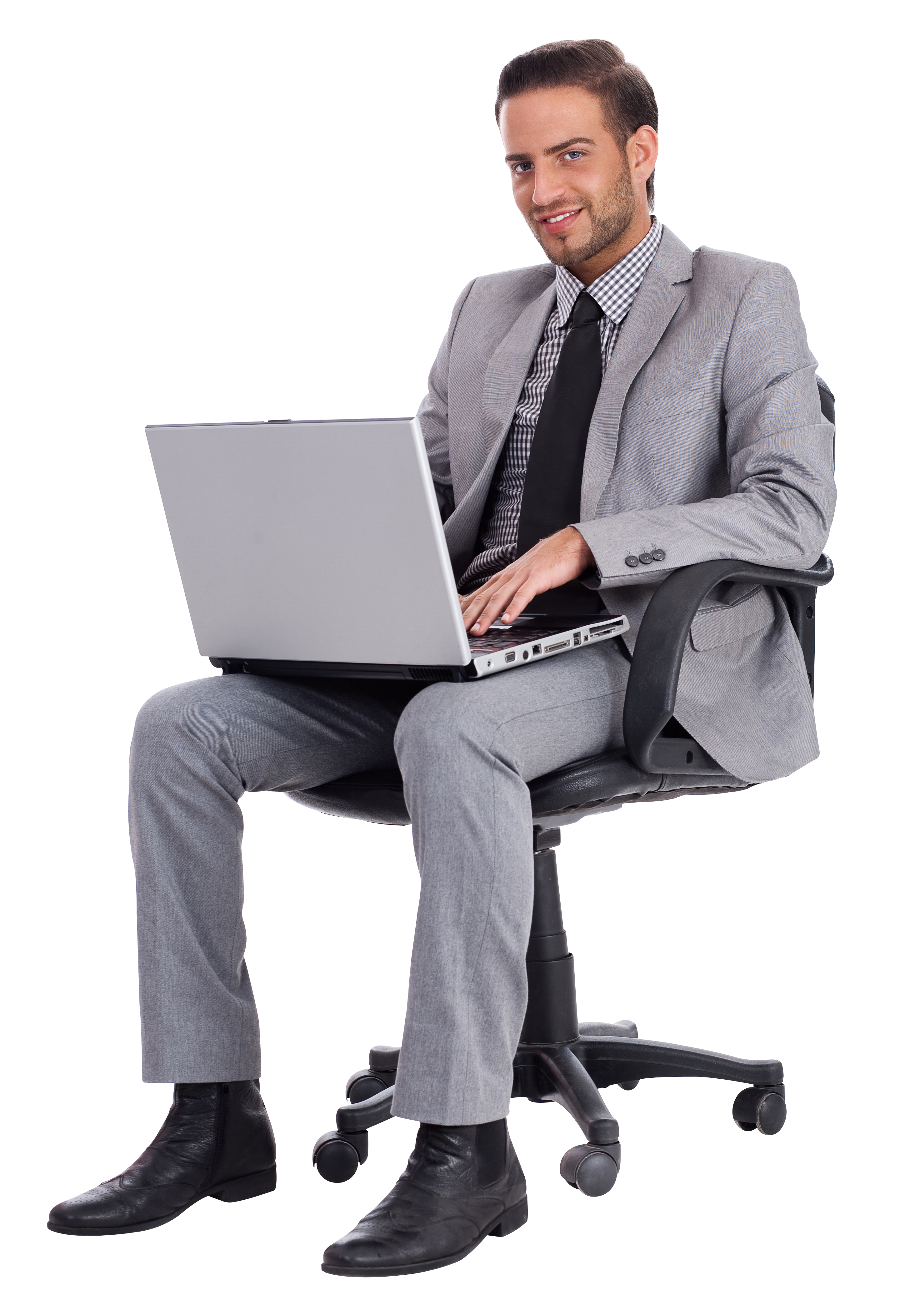 Business Laptop Executive Relations Person Desk Public Transparent PNG Image