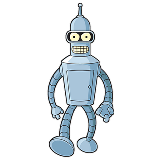 Futurama Cartoon Bender PNG Download Free Transparent PNG Image