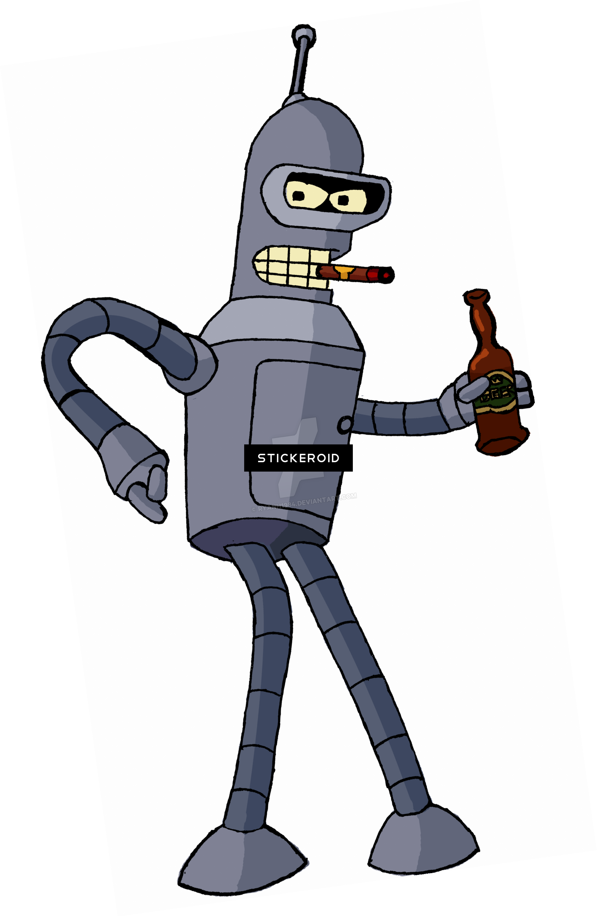 Futurama Robot Bender Download HD Transparent PNG Image