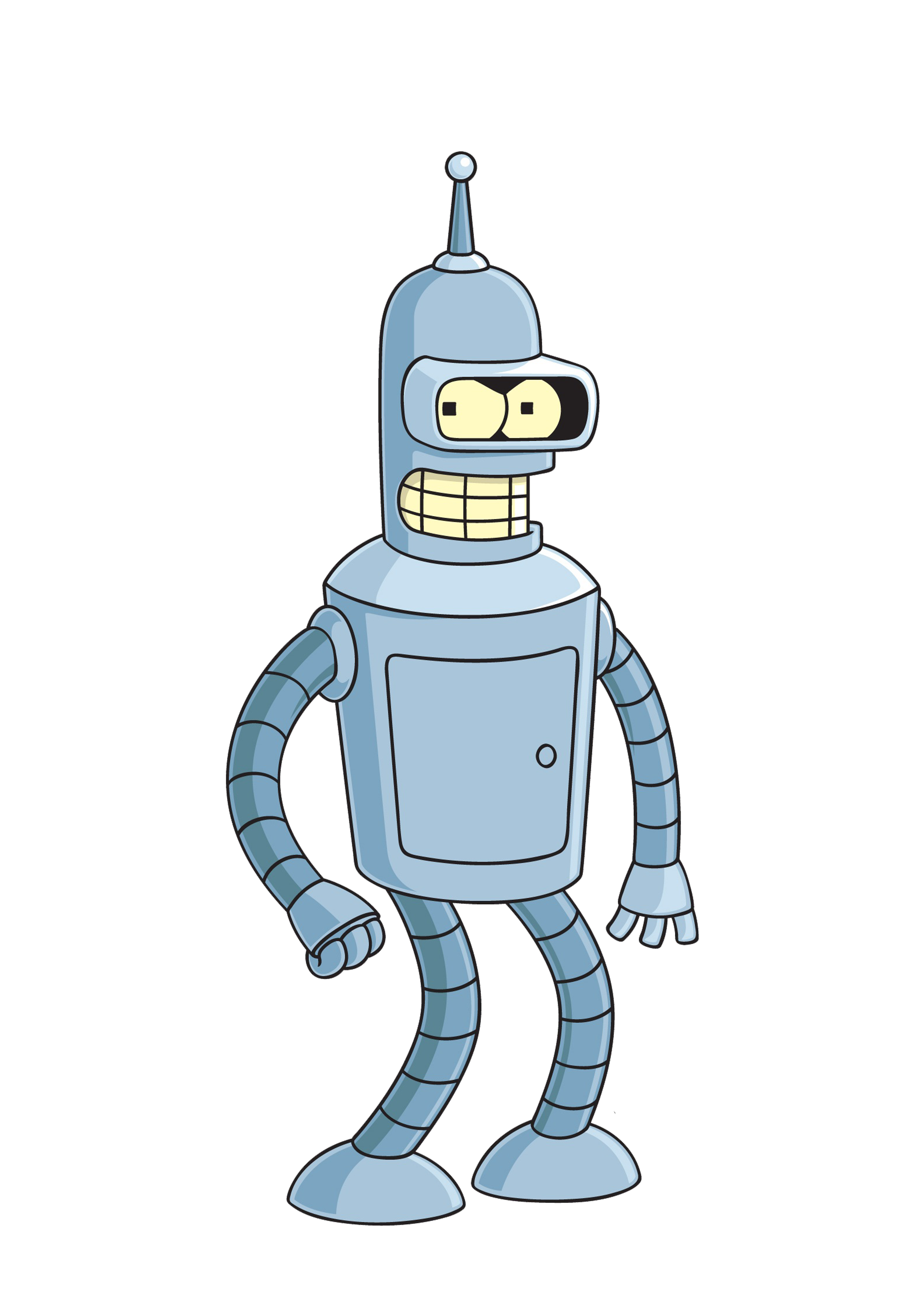 Futurama Robot Bender Free HD Image Transparent PNG Image