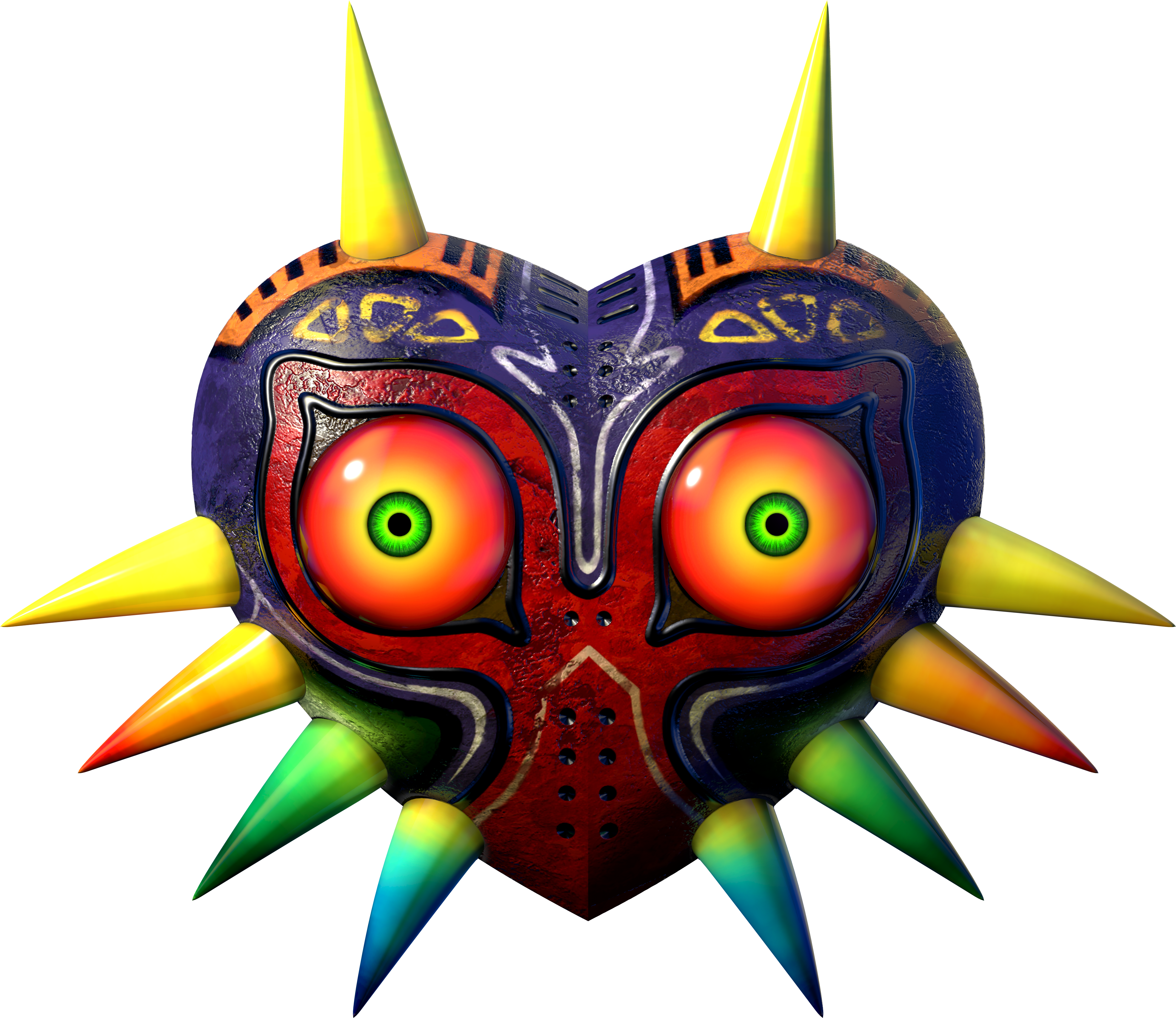 Character Of Mask Zelda Fictional Majora Time Transparent PNG Image