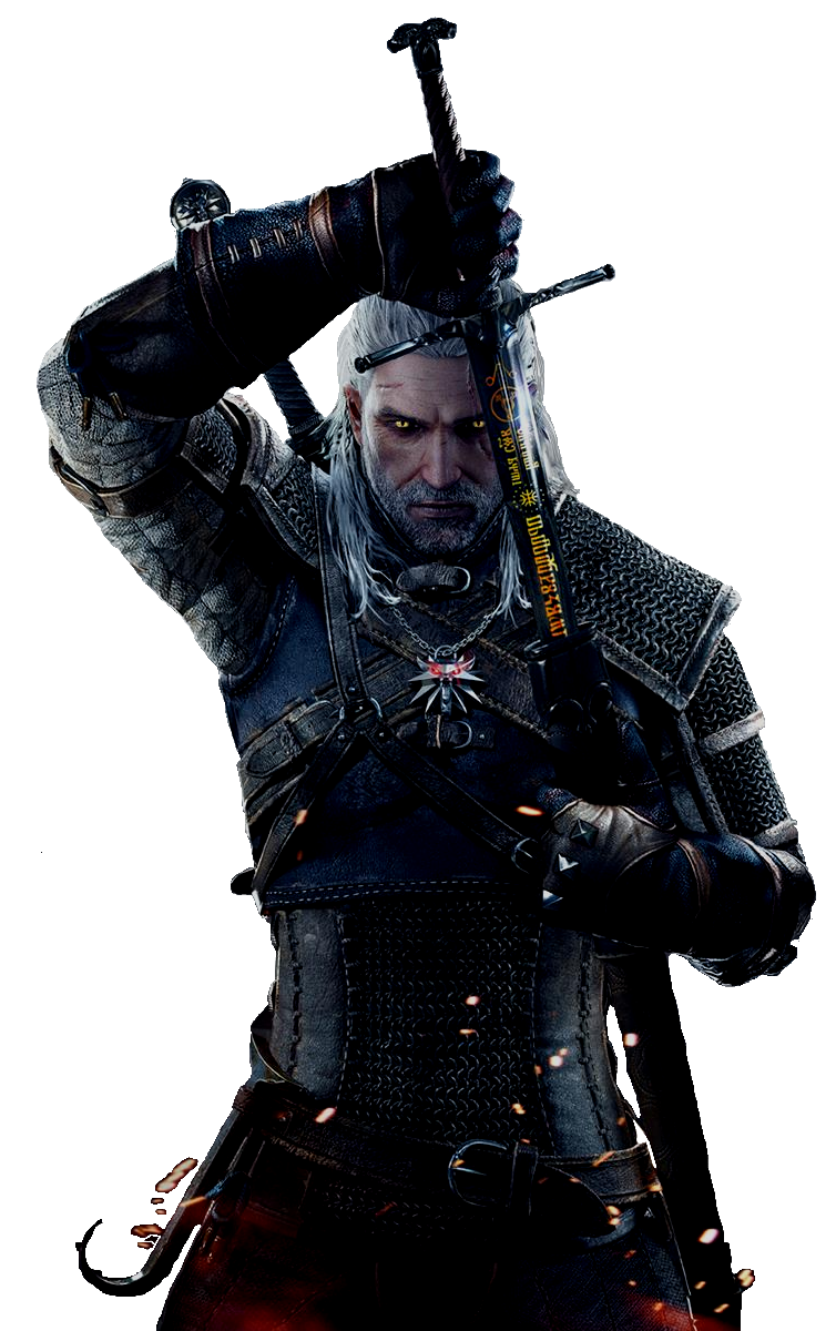 Of Hunt Mercenary Witcher Wild Geralt Rivia Transparent PNG Image