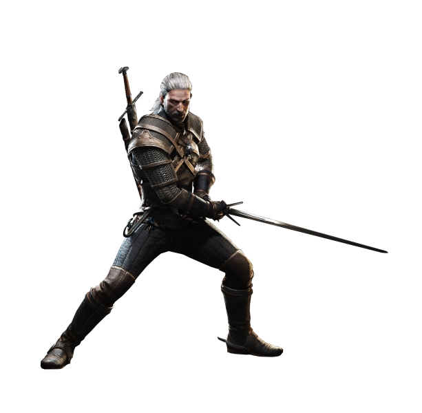 Spear Of Weapon Hunt Witcher Wild Geralt Transparent PNG Image