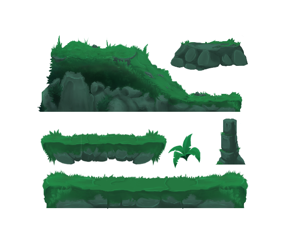 Tilebased Platform Game Video Sidescrolling Green Grass Transparent PNG Image