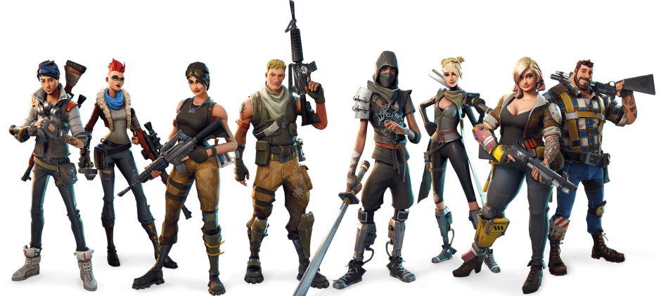 Figure Royale Game Figurine Video Fortnite Battle Transparent PNG Image