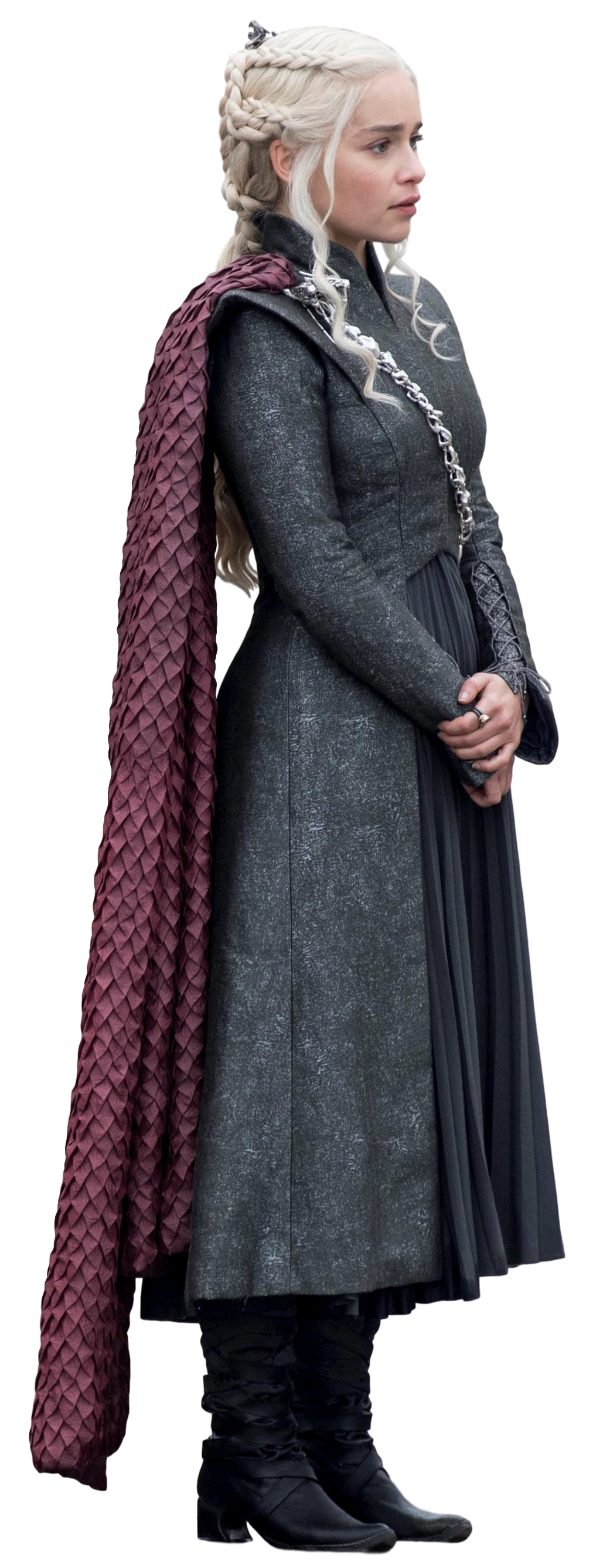 Fur Outerwear Thrones Of Clarke Game Emilia Transparent PNG Image