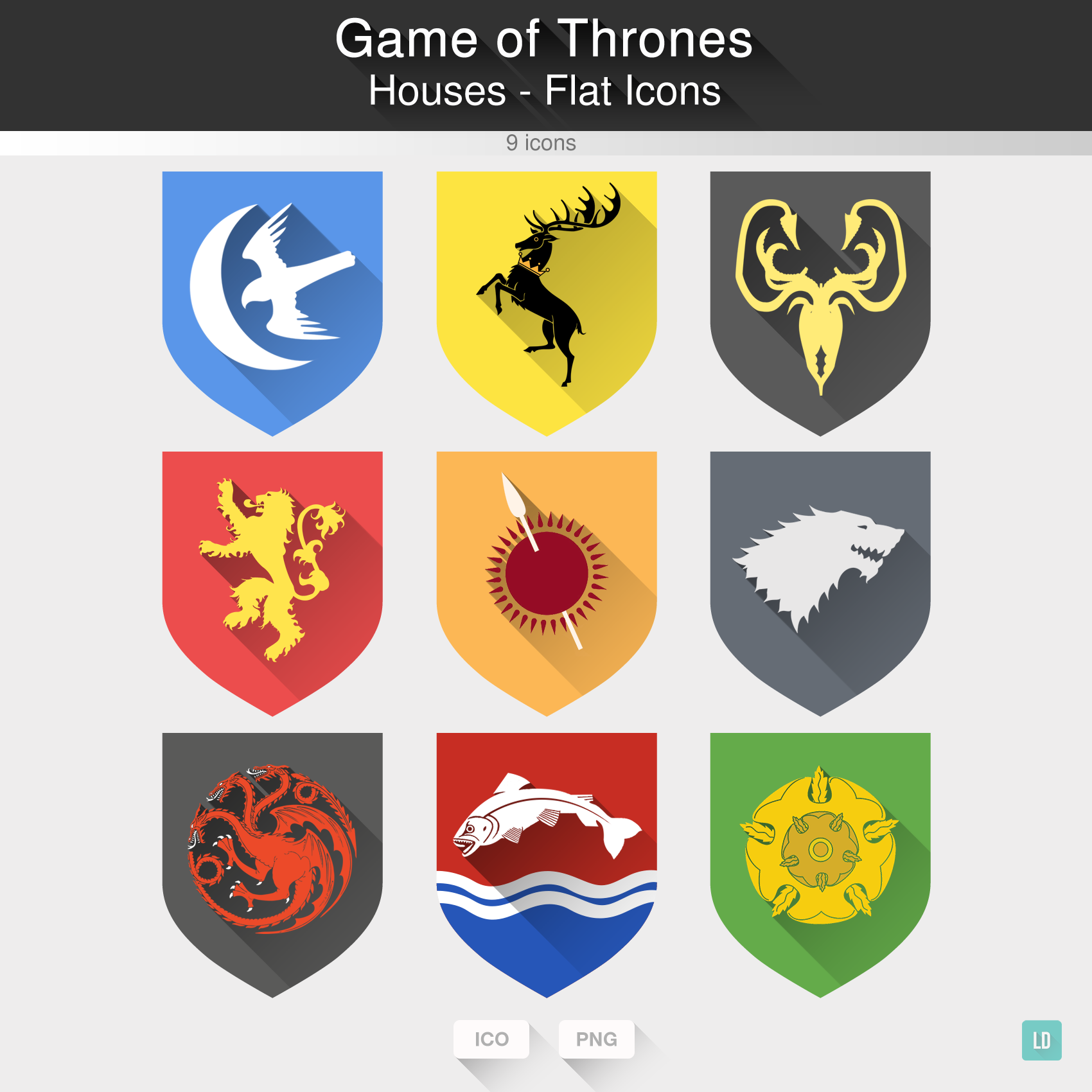 Seven Emblem Thrones Of Brand Kingdoms Game Transparent PNG Image