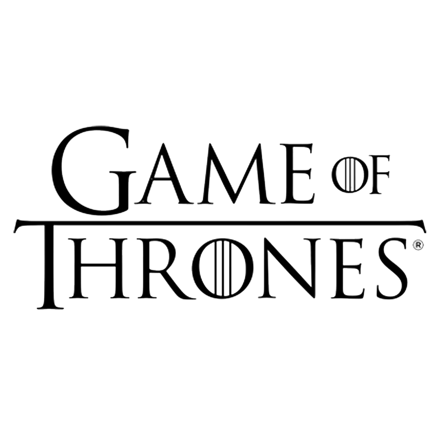 Hbo Thrones Of Game Text Logo White Transparent PNG Image