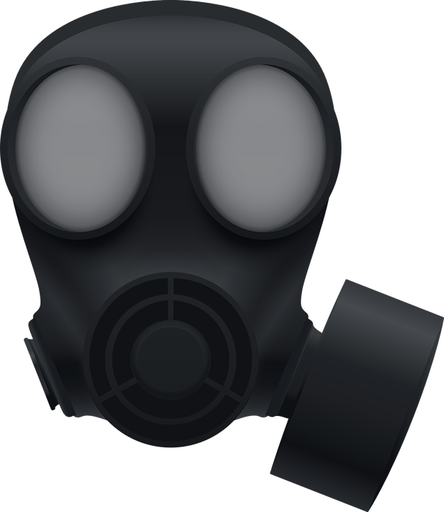 Portable Gas Black Mask Cool Transparent PNG Image