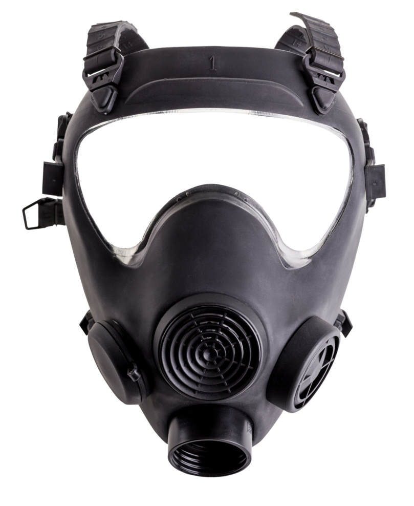 Gas Mask Black Portable Cool Transparent PNG Image