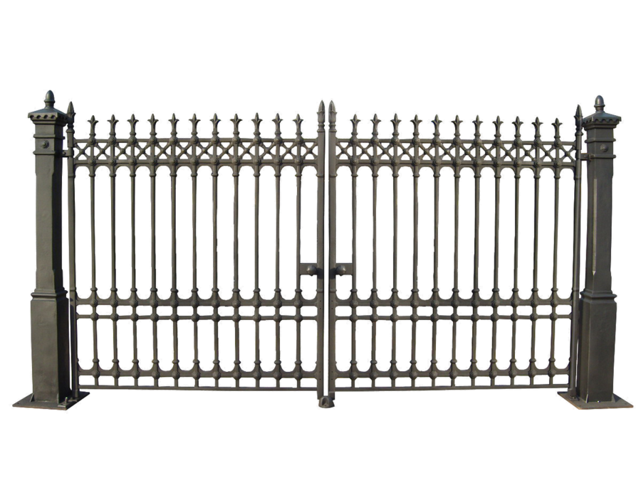 Steel Gate Metal Free Photo Transparent PNG Image